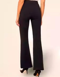 Women's Nontransparent Fabric Classic-Stylish Pant Pack of 2 (Black & White)