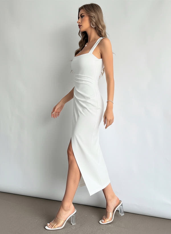 The Firerie Ruched Slit Dress for Every Occasion